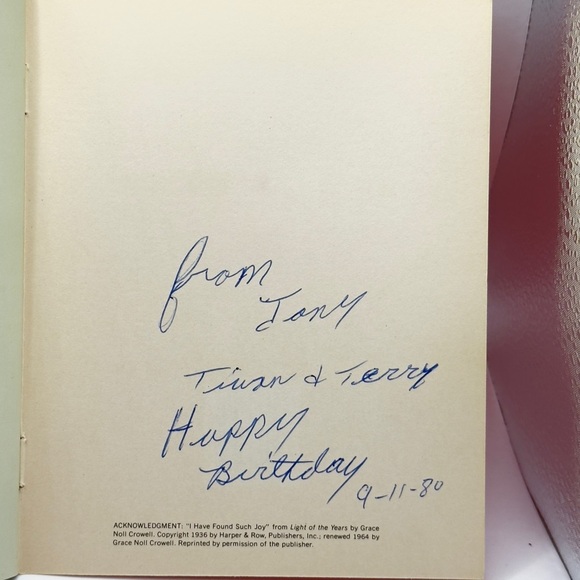 Vintage 1980 Hallmark Ambassador Birthday Greeting Card β Golden Thoughts Series - Picture 10 of 11